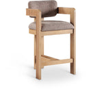  Color_Brown -- Meridian Sacha Counter Height Stool IMAGE 1