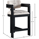  Color_Beige -- Meridian Sacha Counter Height Stool IMAGE 9