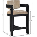  Color_Beige -- Meridian Sacha Counter Height Stool IMAGE 8
