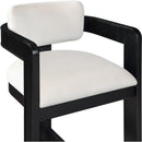  Color_Cream -- Sacha Cream Velvet Upholstered Counter Stool IMAGE 6