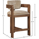  Color_Beige -- Meridian Sacha Counter Height Stool IMAGE 8