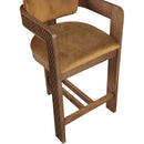  Color_Saddle -- Sacha Saddle Velvet Upholstered Counter Stool IMAGE 7