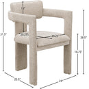  Color_Beige -- Meridian Brenda Arm Chair IMAGE 8