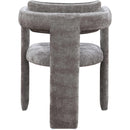  Color_Grey -- Brenda Grey Chenille Fabric Upholstered Dining Chair IMAGE 5