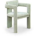  Color_Mint -- Brenda Mint Chenille Fabric Upholstered Dining Chair IMAGE 1