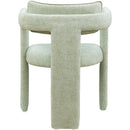  Color_Mint -- Brenda Mint Chenille Fabric Upholstered Dining Chair IMAGE 5