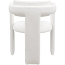  Color_Cream -- Brenda Cream Vegan Leather Upholstered Dining Chair IMAGE 5