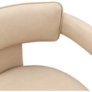  Color_Tan -- Brenda Tan Vegan Leather Upholstered Dining Chair IMAGE 7