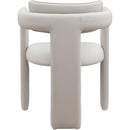  Color_Taupe -- Brenda Taupe Vegan Leather Upholstered Dining Chair IMAGE 5