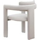  Color_Taupe -- Brenda Taupe Vegan Leather Upholstered Dining Chair IMAGE 6