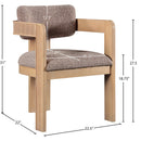  Color_Brown -- Meridian Sacha Chair IMAGE 9