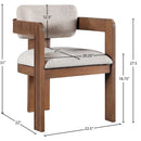  Color_Beige -- Meridian Sacha Arm Chair IMAGE 9