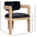  Color_Black -- Meridian Sacha Arm Chair IMAGE 8