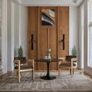  Color_Brown -- Sacha Brown Velvet Upholstered Dining Chair IMAGE 2