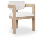  Color_Cream -- Sacha Cream Velvet Upholstered Dining Chair IMAGE 1