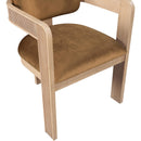  Color_Saddle -- Sacha Saddle Velvet Upholstered Dining Chair IMAGE 7