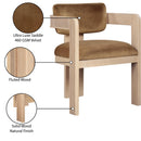  Color_Saddle -- Sacha Saddle Velvet Upholstered Dining Chair IMAGE 9