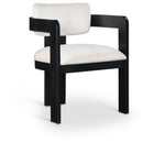  Color_Cream -- Sacha Cream Velvet Upholstered Dining Chair IMAGE 1