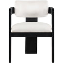  Color_Cream -- Sacha Cream Velvet Upholstered Dining Chair IMAGE 3
