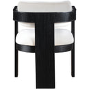  Color_Cream -- Sacha Cream Velvet Upholstered Dining Chair IMAGE 5