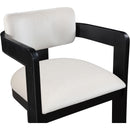  Color_Cream -- Sacha Cream Velvet Upholstered Dining Chair IMAGE 6