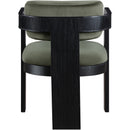  Color_Green -- Sacha Green Velvet Upholstered Dining Chair IMAGE 5