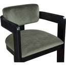  Color_Green -- Sacha Green Velvet Upholstered Dining Chair IMAGE 6