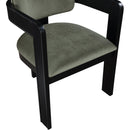  Color_Green -- Sacha Green Velvet Upholstered Dining Chair IMAGE 7
