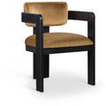  Color_Saddle -- Sacha Saddle Velvet Upholstered Dining Chair IMAGE 1