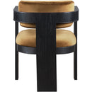  Color_Saddle -- Sacha Saddle Velvet Upholstered Dining Chair IMAGE 5