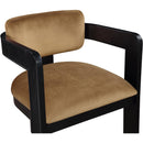  Color_Saddle -- Sacha Saddle Velvet Upholstered Dining Chair IMAGE 6