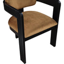  Color_Saddle -- Sacha Saddle Velvet Upholstered Dining Chair IMAGE 7