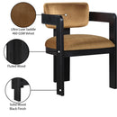  Color_Saddle -- Sacha Saddle Velvet Upholstered Dining Chair IMAGE 9