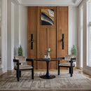  Color_Taupe -- Sacha Taupe Velvet Upholstered Dining Chair IMAGE 2