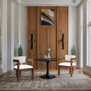  Color_Cream -- Sacha Cream Velvet Upholstered Dining Chair IMAGE 2