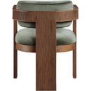  Color_Green -- Sacha Green Velvet Upholstered Dining Chair IMAGE 5