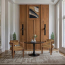  Color_Saddle -- Sacha Saddle Velvet Upholstered Dining Chair IMAGE 2