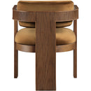Meridian Sacha Saddle Velvet Dining Chair IMAGE 5