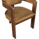  Color_Saddle -- Sacha Saddle Velvet Upholstered Dining Chair IMAGE 7
