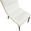  Color_Cream -- Viceroy Cream Fabric Upholstered Dining Chair IMAGE 6