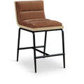  Color_Cognac -- Meridian Viceroy Counter Height Stool IMAGE 1