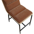  Meridian Viceroy Cognac Fabric Upholstered Counter Stool IMAGE 7