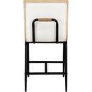  Meridian Viceroy Cream Fabric Upholstered Counter Stool IMAGE 5