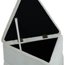  Color_Cream -- Trivoli Cream Velvet Upholstered Stool IMAGE 7