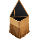  Color_Saddle -- Trivoli Saddle Velvet Upholstered Stool IMAGE 6