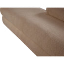  Color_Beige -- Meridian Kennedy Teddy Fabric Upholstered Bench IMAGE 11