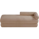  Color_Beige -- Meridian Kennedy Teddy Fabric Upholstered Bench IMAGE 6