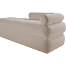  Color_Beige -- Meridian Kennedy Chenille Fabric Upholstered Bench IMAGE 10