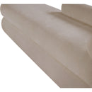  Color_Beige -- Meridian Kennedy Chenille Fabric Upholstered Bench IMAGE 11