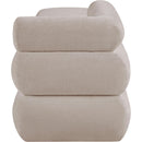  Color_Beige -- Meridian Kennedy Chenille Fabric Upholstered Bench IMAGE 4